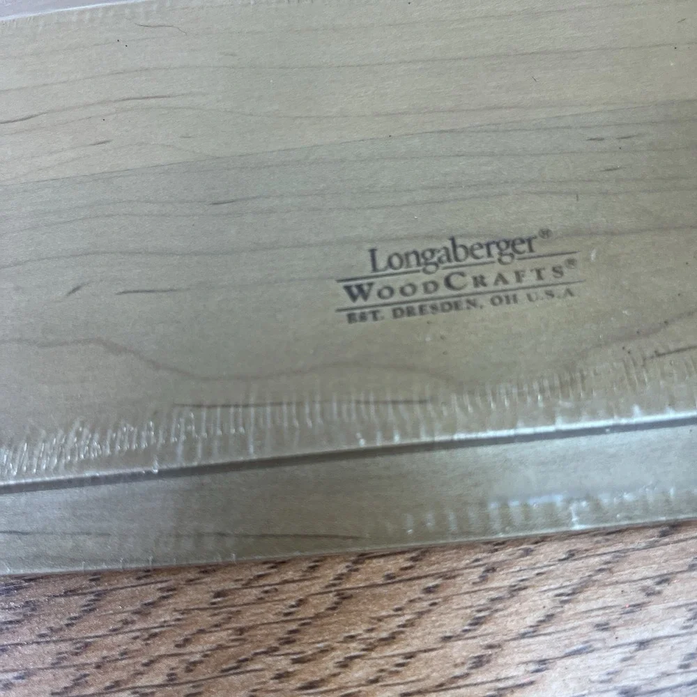 Longaberger Wood Lid‎ for Special Things Basket, Warm Brown, 50004 NEW